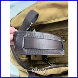 Vintage Filson Compartment Bag Rugged Tan Twill & Saddle Style 264 Old Stock Bag