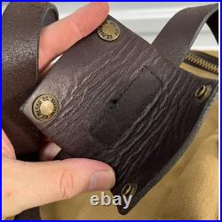 Vintage Filson Compartment Bag Rugged Tan Twill & Saddle Style 264 Old Stock Bag
