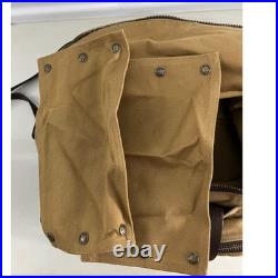 Vintage Filson Compartment Bag Rugged Tan Twill & Saddle Style 264 Old Stock Bag