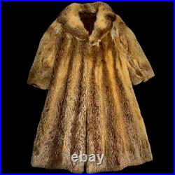 Vintage Fox Fur Coat Luxe Old Money Glam Winter Jacket Y2K Style