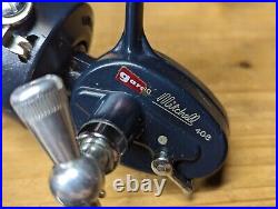 Vintage Garcia Mitchell 408 Old Style Spinning Reel Serial # 931462 Nice Reel