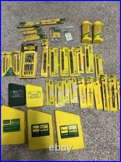 Vintage Hanson Drill Bit Lot, Old Style. High Speed Steel. 1/16 to 1/2