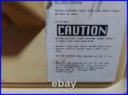 Vintage Heileman's OLD STYLE BEER 3D PANORAMA Lighted Bar Sign MUG WATERFALL