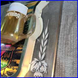 Vintage Heileman's OLD STYLE Beer BUBBLER MOTION Bar Light Sign (unsure bubbler) Vintage Heileman's OLD STYLE Beer BUBBLER MOTION Bar Light Sign (unsure bubbler)