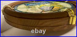 Vintage Heileman's Old Style Beer Light Sign 16 Faux Stained Glass Working