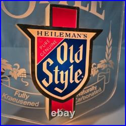 Vintage Heileman's Old Style Beer Light Sign 18 Oklahoma You've Got Style Bar