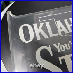 Vintage Heileman's Old Style Beer Light Sign 18 Oklahoma You've Got Style Bar