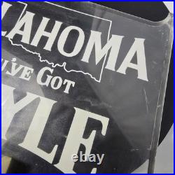 Vintage Heileman's Old Style Beer Light Sign 18 Oklahoma You've Got Style Bar