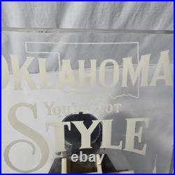Vintage Heileman's Old Style Beer Light Sign 18 Oklahoma You've Got Style Bar