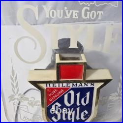 Vintage Heileman's Old Style Beer Light Sign 18 Oklahoma You've Got Style Bar