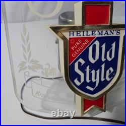 Vintage Heileman's Old Style Beer Light Sign 18 Oklahoma You've Got Style Bar