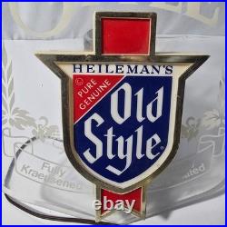Vintage Heileman's Old Style Beer Light Sign 18 Oklahoma You've Got Style Bar
