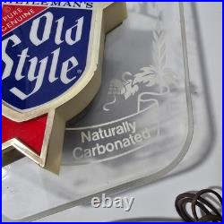 Vintage Heileman's Old Style Beer Light Sign 18 Oklahoma You've Got Style Bar