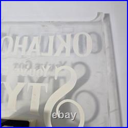 Vintage Heileman's Old Style Beer Light Sign 18 Oklahoma You've Got Style Bar
