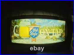 Vintage Heileman's Old Style Beer ON TAP Lighted Sign