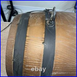 Vintage Heileman's Old Style Beer Pure Genuine Hanging Barrel Light