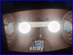 Vintage Heileman's Old Style Beer Pure Genuine Pool Table Hanging Barrel Light