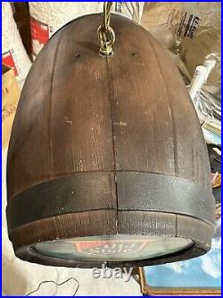 Vintage Heileman's Old Style Beer Rotating Barrel Bar Motion Light Sign WithVideo Vintage Heileman's Old Style Beer Rotating Barrel Bar Motion Light Sign WithVideo