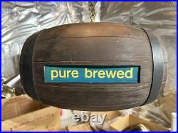Vintage Heileman's Old Style Beer Rotating Barrel Bar Motion Light Sign WithVideo Vintage Heileman's Old Style Beer Rotating Barrel Bar Motion Light Sign WithVideo