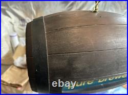 Vintage Heileman's Old Style Beer Rotating Barrel Bar Motion Light Sign WithVideo Vintage Heileman's Old Style Beer Rotating Barrel Bar Motion Light Sign WithVideo
