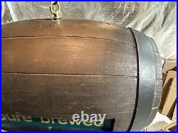Vintage Heileman's Old Style Beer Rotating Barrel Bar Motion Light Sign WithVideo Vintage Heileman's Old Style Beer Rotating Barrel Bar Motion Light Sign WithVideo