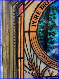 Vintage Heileman's Old Style Beer Waterfall River Motion Bar Light Sign