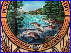 Vintage Heileman's Old Style Beer Waterfall River Motion Bar Light Sign