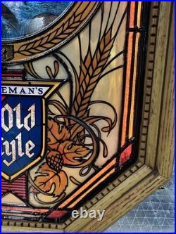 Vintage Heileman's Old Style Beer Waterfall River Motion Bar Light Sign