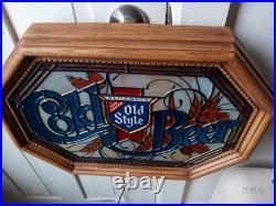 Vintage Heileman's Old Style Cold Beer Lighted Bar Sign