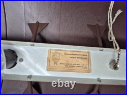 Vintage Heileman's Old Style Hanging Half Barrel Bar Light