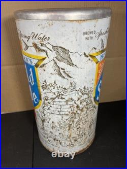 Vintage Heileman's Old Style Lager Beer Ashtray Canister Large 20 Inches Tall