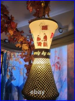 Vintage Heileman's Old Style Lager Hourglass Spinning Sign