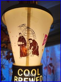 Vintage Heileman's Old Style Lager Hourglass Spinning Sign