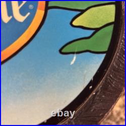 Vintage Heileman's Old Style Lighted Barrel Beer Sign. Works