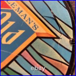 Vintage Heileman's Old Style Lighted Barrel Beer Sign. Works