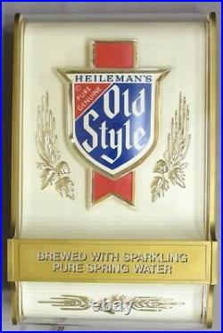 Vintage Heileman's Old Style Lighted Beer Sign