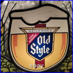 Vintage Heileman's Old Style On TAP Lighted Bar Sign