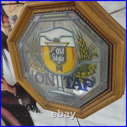 Vintage Heileman's Old Style On TAP Lighted Bar Sign