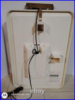 Vintage Heileman's Old Style Waterfall Lighted Beer Sign Mug Stein