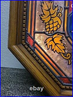 Vintage Heileman's Pure Genuine Old Style Bee Sign Plastic Lighted Bar Sign Mint