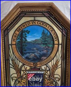 Vintage Heilemans Old Style Beer Motion Waterfall Water Sign Works