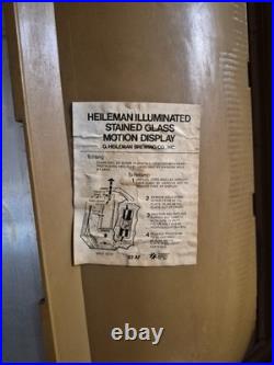 Vintage Heilemans Old Style Beer Motion Waterfall Water Sign Works