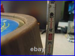 Vintage Heilemans Old Style On Tap Plastic Beer Barrel Lighted Sign about 16D