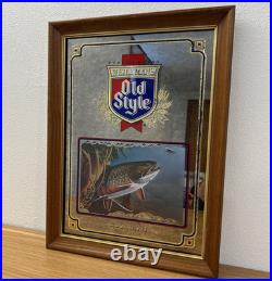 Vintage Heilmans OLD STYLE Brook Trout Mirror 1992 #1 Wildlife Series 21 x 16