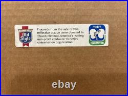 Vintage Heilmans OLD STYLE Brook Trout Mirror 1992 #1 Wildlife Series 21 x 16