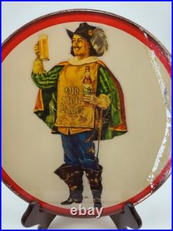 Vintage Heilmans Old Style Lager Beer 11 Reverse Painted Glass Sign