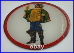 Vintage Heilmans Old Style Lager Beer 11 Reverse Painted Glass Sign