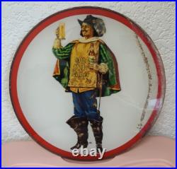 Vintage Heilmans Old Style Lager Beer 11 Reverse Painted Glass Sign