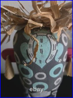 Vintage Hopi Corn Seed Poo'hum Kachina Old Style Native American Tyson Collateta Vintage Hopi Corn Seed Poo'hum Kachina Old Style Native American Tyson Collateta