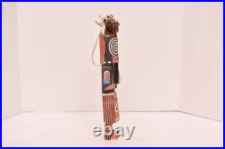 Vintage Hopi Hilili Kachina Old Style Native American Signed JFR 13.5
